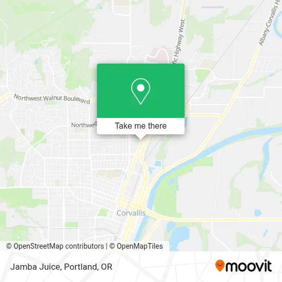Jamba Juice map