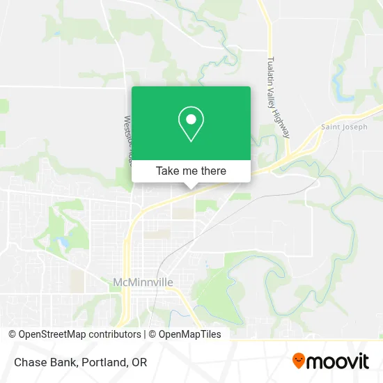 Chase Bank map