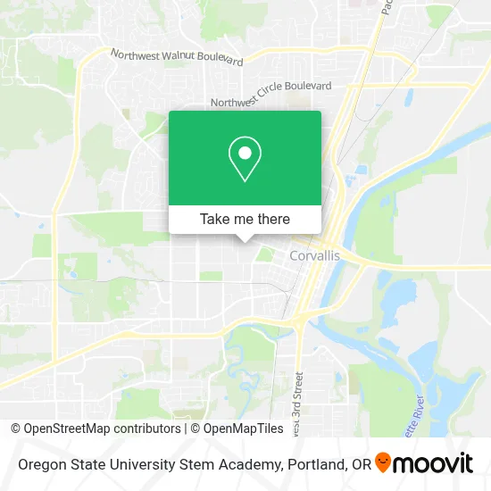 Oregon State University Stem Academy map