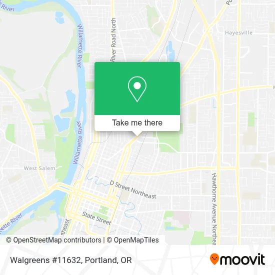 Walgreens #11632 map