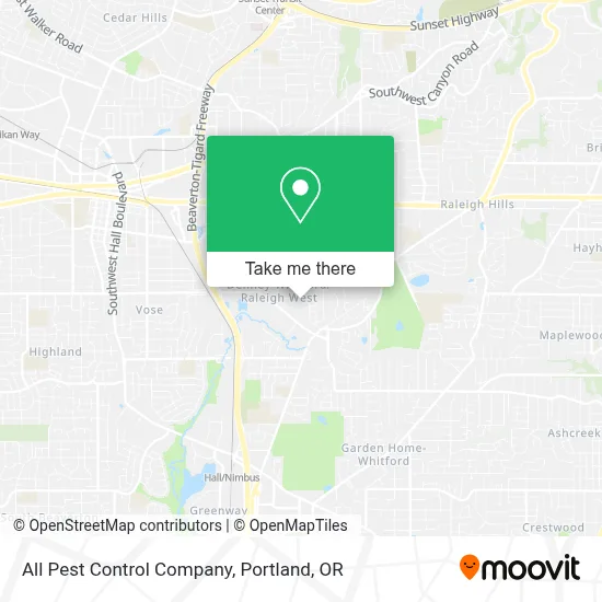 All Pest Control Company map