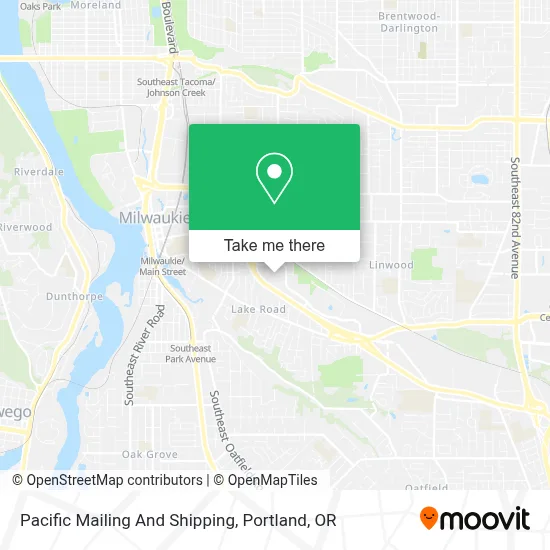 Pacific Mailing And Shipping map