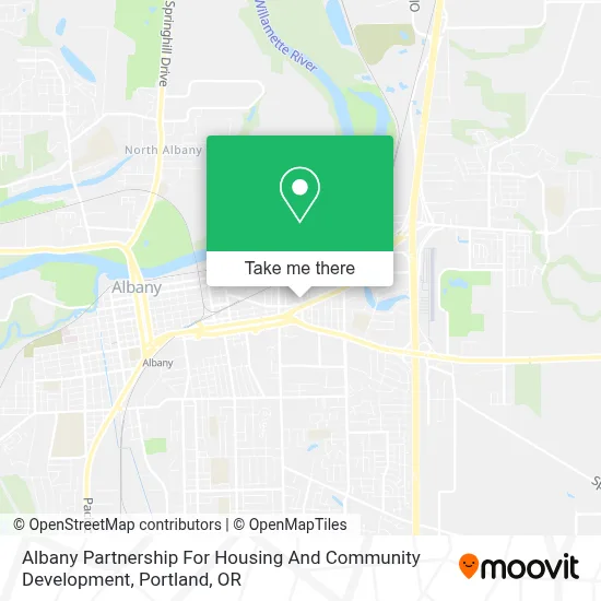 Albany Partnership For Housing And Community Development map