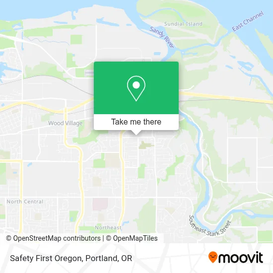 Safety First Oregon map