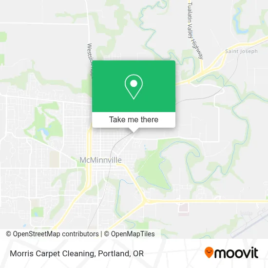 Morris Carpet Cleaning map