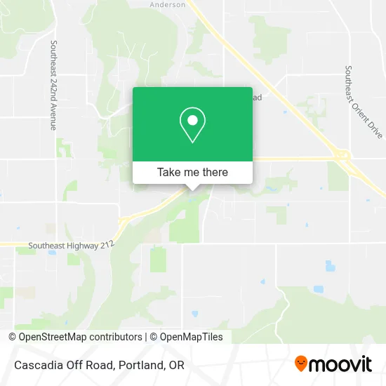 Cascadia Off Road map