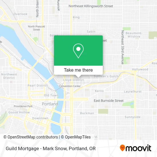 Guild Mortgage - Mark Snow map