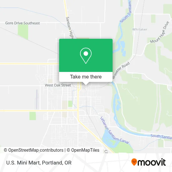U.S. Mini Mart map