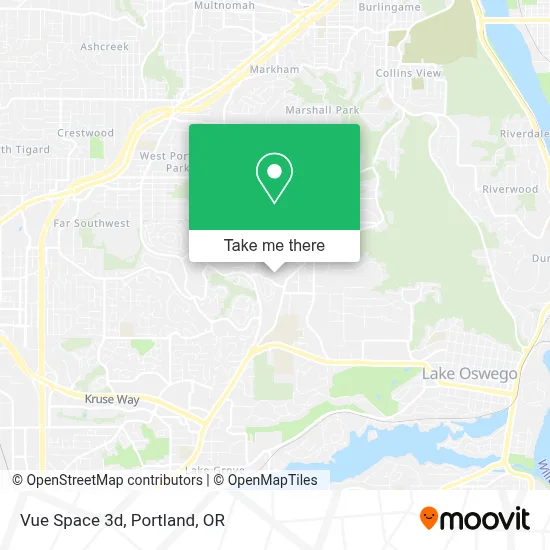 Vue Space 3d map