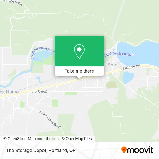 The Storage Depot map