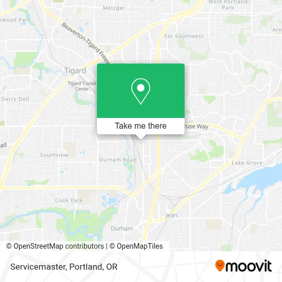 Servicemaster map