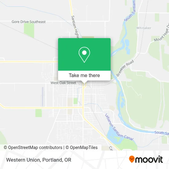 Western Union map