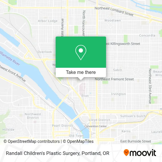 Randall Children's Plastic Surgery map