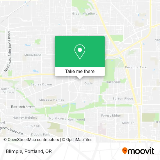 Blimpie map