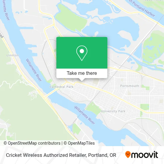 Cricket Wireless Authorized Retailer map