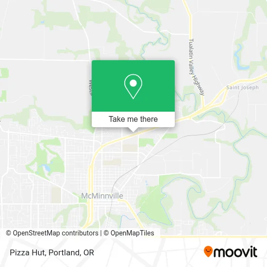 Pizza Hut map