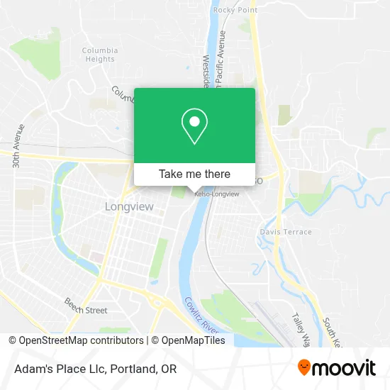Adam's Place Llc map