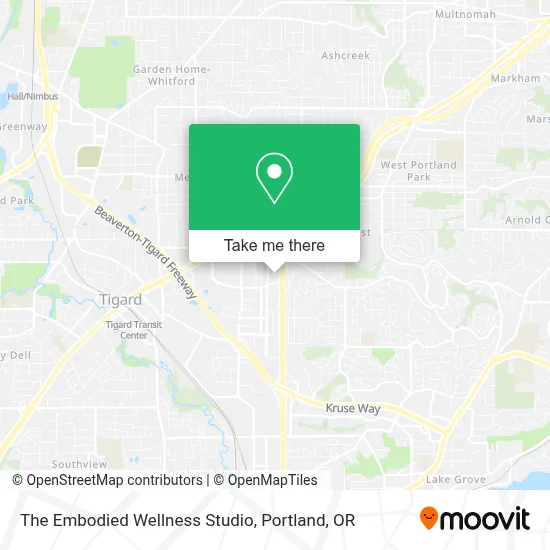 The Embodied Wellness Studio map
