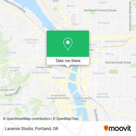 Laramie Studio map
