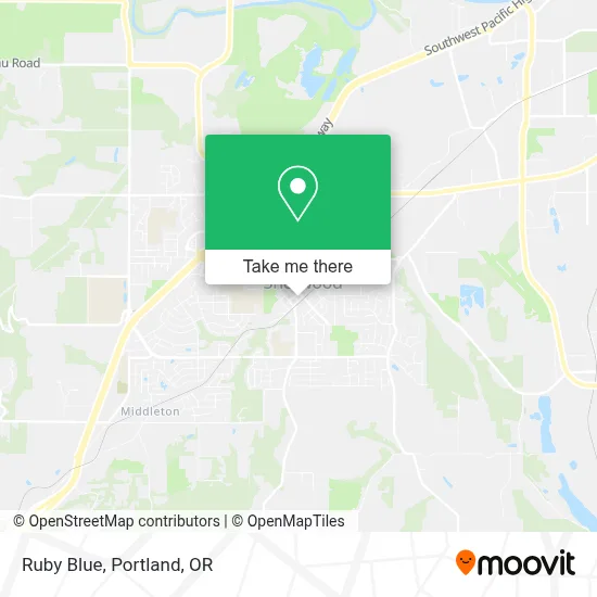 Ruby Blue map