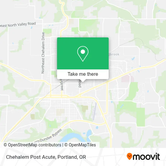 Chehalem Post Acute map