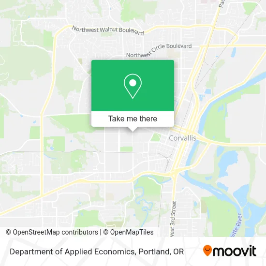 Department of Applied Economics map