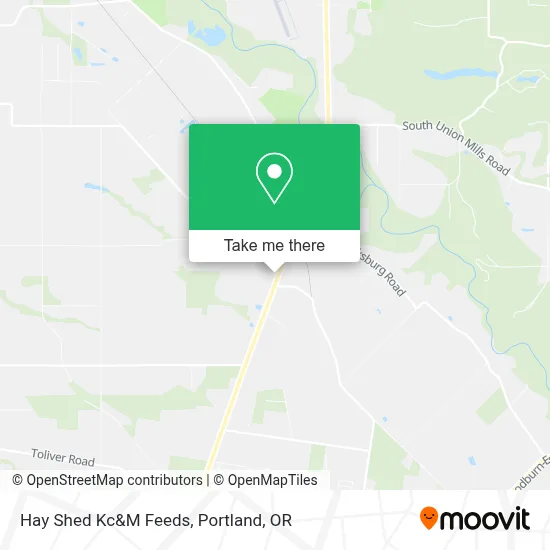Hay Shed  Kc&M Feeds map