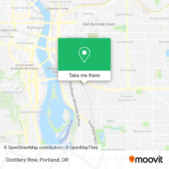Distillery Row map