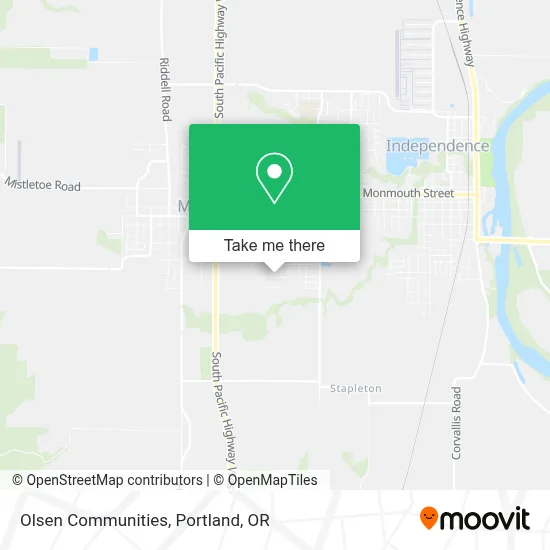 Olsen Communities map