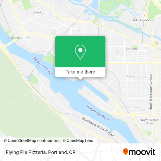 Flying Pie Pizzeria map