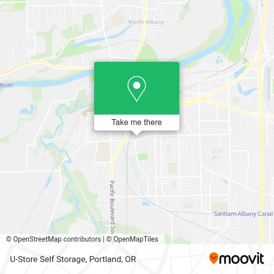 U-Store Self Storage map