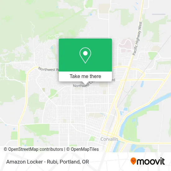 Amazon Locker - Rubi map