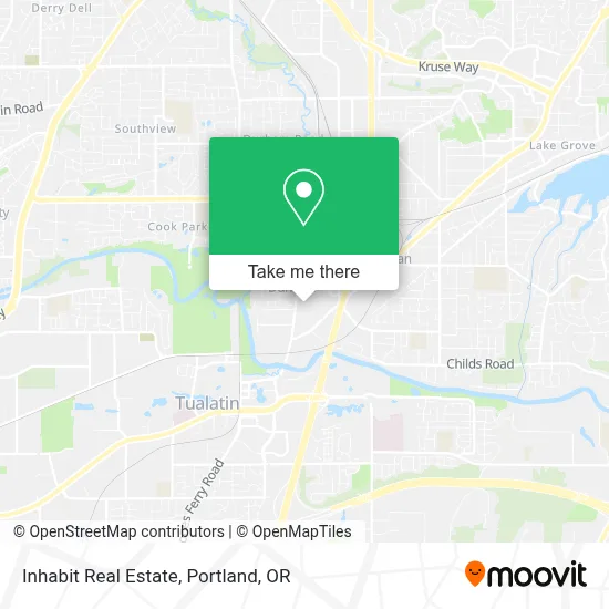 Inhabit Real Estate map