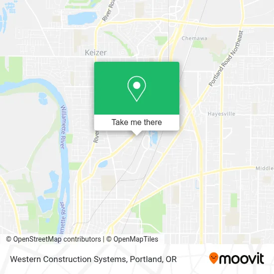 Western Construction Systems map