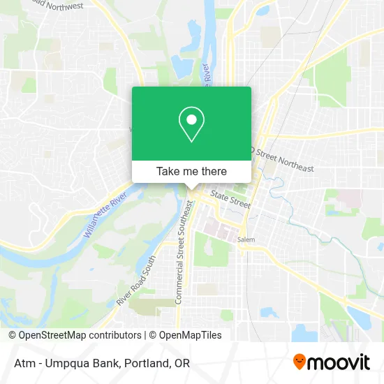 Atm - Umpqua Bank map
