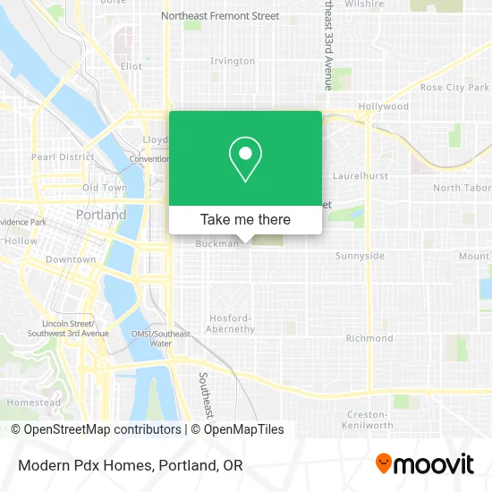 Modern Pdx Homes map