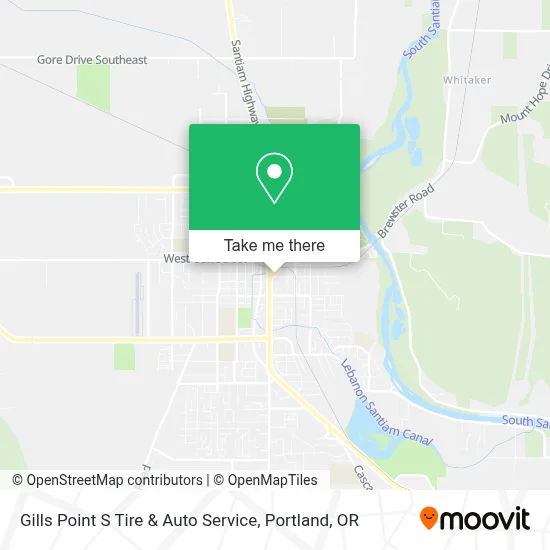 Gills Point S Tire & Auto Service map