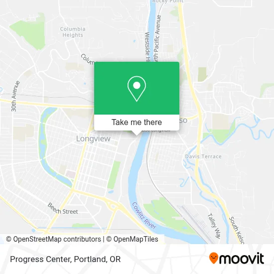Progress Center map