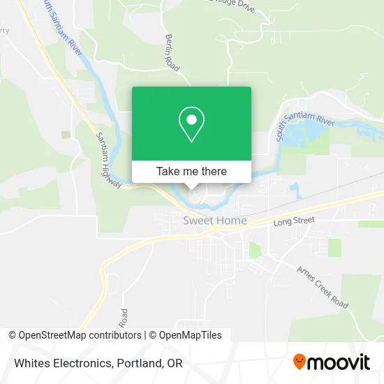 Whites Electronics map