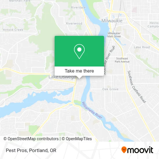 Pest Pros map