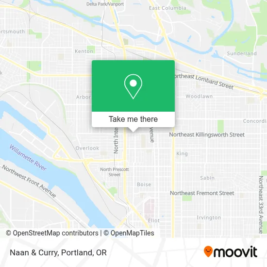 Naan & Curry map