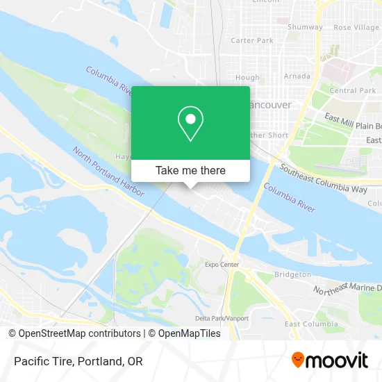 Pacific Tire map