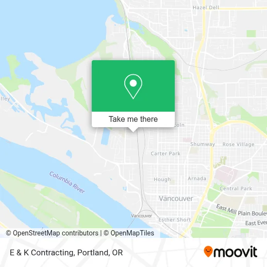 E & K Contracting map