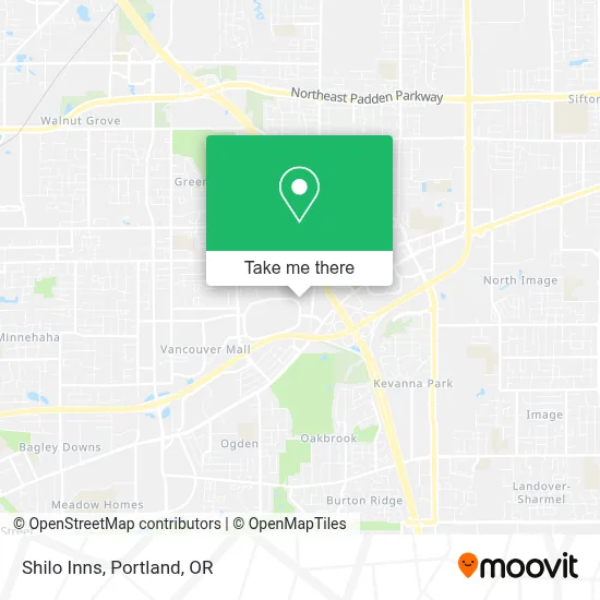 Shilo Inns map