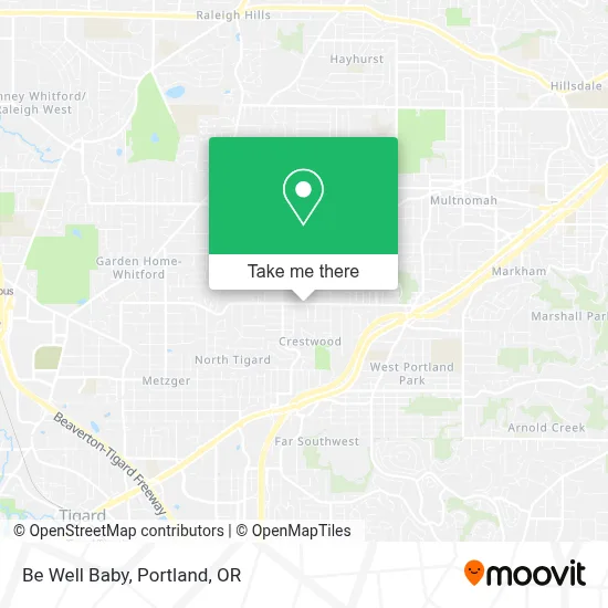 Be Well Baby map