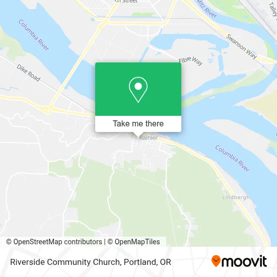 Riverside Community Church map