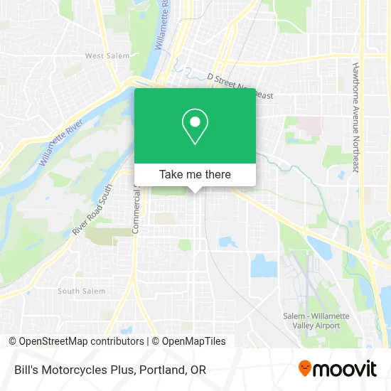 Bill's Motorcycles Plus map