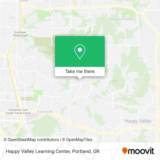 Happy Valley Learning Center map