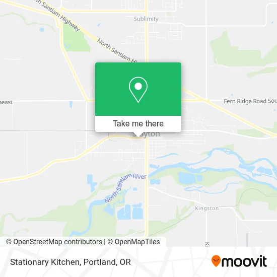 Stationary Kitchen map