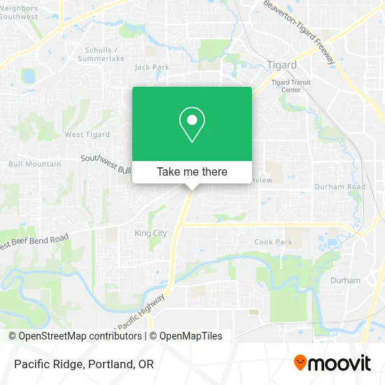 Pacific Ridge map